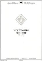 Württemberg 1851/1920 - Verzameling op Leuchtturm bladen, Gestempeld