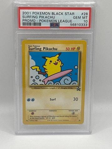 Pokémon - 1 Graded card - Pokemon League Black Star Surfing beschikbaar voor biedingen