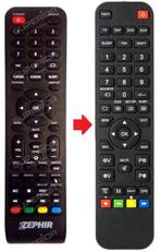 Alternatieve Zephir ZVE24HD / ZVS55UHD-2 afstandsbediening, Verzenden, Nieuw