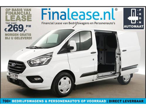 Ford Transit Custom 300 2.0 TDCI L1H1 AUT Airco PDC €269pm, Auto's, Bestelauto's, Lease, Automaat, Diesel, Ford, Wit, Verzenden