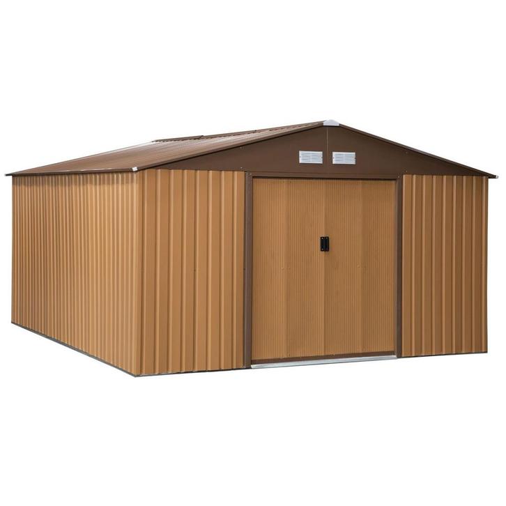 Tuinhuis - Stijlvol design - Ruime opslag - Bruin, Tuin en Terras, Tuinhuizen, Nieuw, Ophalen of Verzenden