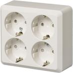 ABB wandcontactdoos 4-voudig opbouw 404EA, Ophalen of Verzenden, Nieuw