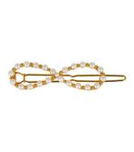 Haarspeld Clip Infinity Parel Goud, Verzenden, Nieuw