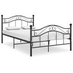 vidaXL Bedframe metaal zwart 120x200 cm, Huis en Inrichting, Slaapkamer | Bedden, Verzenden, Zwart, Nieuw, Twijfelaar