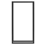Stalen brandhoutrek houtopslag zwart 80x150x25 cm, Tuin en Terras, Haardhout, Verzenden