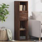 vidaXL buffetkast 30x42,5x124 cm bewerkt hout bruin, Huis en Inrichting, Kasten | Buffetkasten, Minder dan 50 cm, Verzenden, 100 tot 150 cm