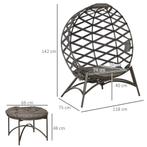 TRUUSK 2-in-1 Tuinstoel set - Opvouwbaar en Belastbaar - Kru, Verzenden, Nieuw