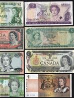 Wereld. - Commonwealth - 8 Banknotes, all with image of