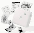 Mini fotoprinter zwartwit labelprinter labelmaker wit, Ophalen of Verzenden, Nieuw