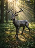 Beeld, Bronze: XXL Deer - 158 cm - Brons - 2026, Antiek en Kunst