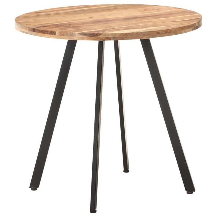 Eettafel Acacia 80cm | Retourdeal | 40% Korting, Huis en Inrichting, Tafels | Eettafels, 50 tot 100 cm, 50 tot 100 cm, Rond, Nieuw