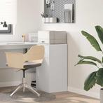 vidaXL Dressoir met lade Wit 38 x 34,5 x 75 cm Bewerkt hout, Huis en Inrichting, Verzenden, Nieuw, Overige houtsoorten, Minder dan 50 cm