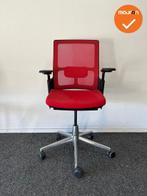 Ahrend 2020 Verta bureaustoel - refurbished - rode stoffe..., Werkplek, Ophalen of Verzenden, Gebruikt, Stoel