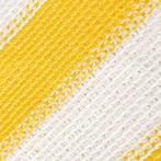 Balkonscherm HDPE 75x600 cm geel en wit (Parasols-Zonwering), Nieuw, Verzenden
