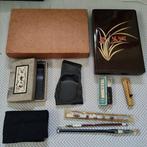 Shod (Calligraphy) Set  — Floral Maki-e Style Box with