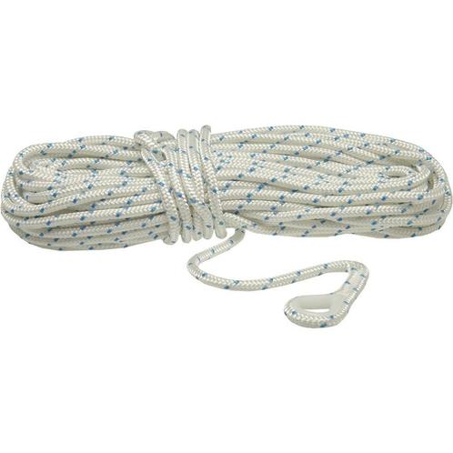 10mm Ankerlijn met Nylon Kous 30m Wit, Watersport en Boten, Accessoires en Onderhoud, Ophalen of Verzenden