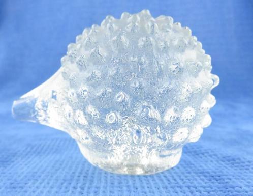 Egel van massief glas, Verzamelen, Glas en Borrelglaasjes, Gebruikt, Verzenden