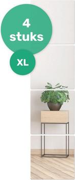 Tweedekans | XL plakspiegel 40x40 - 4 stuks - Zelfklevende -, Huis en Inrichting, Woonaccessoires | Spiegels, Ophalen of Verzenden