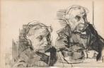 Isaac Israels (1865-1934) - Two gentlemen, Antiek en Kunst, Kunst | Schilderijen | Klassiek