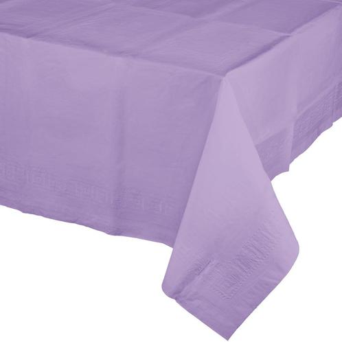 Lila Tafelkleed Plastic 2,74m, Hobby en Vrije tijd, Feestartikelen, Nieuw, Verzenden