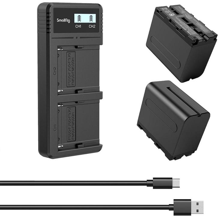 SmallRig Battery Charger Kit - NP-F970, Audio, Tv en Foto, Fotografie | Accu's en Batterijen, Verzenden