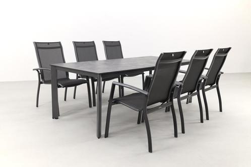 Kettler Edge/Legato 220 cm. tuinset - 7-delig, Tuin en Terras, Tuinsets en Loungesets, Tuinset, Nieuw, Overige materialen, Verzenden