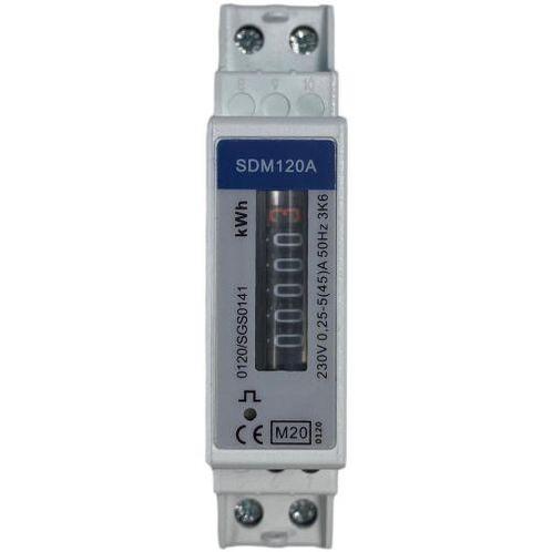 KWH meter DIN-rail 1-fase 45A, Doe-het-zelf en Verbouw, Elektra en Kabels, Nieuw, Ophalen of Verzenden