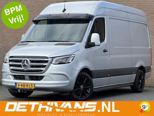 Zakelijke Lease |  Mercedes-Benz Sprinter 319CDI 190PK V6 L2, Auto's, Bestelauto's, Onderhoudsboekje, Lease, Zwart, Automaat, Overige kleuren