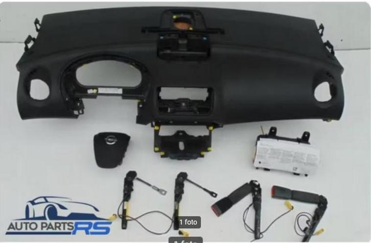 Dashboard + Airbags + Veiligheidsgordels Opel meriva b, Auto-onderdelen, Dashboard en Schakelaars, Nieuw, Opel, Verzenden