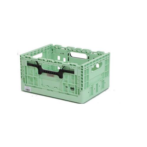 Wicked Smart Crate Licht Groen met zwarte grepen, Fietsen en Brommers, Fietsaccessoires | Fietsmanden, Nieuw, Verzenden