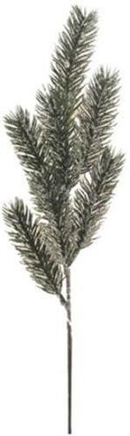Kerstgroen Dennengroen Tak met Glitter Kunst 47 cm, Ophalen of Verzenden, Nieuw