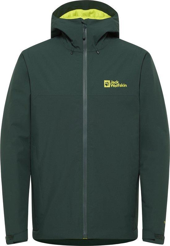 Jack Wolfskin WISPER INS JKT M Heren Outdoorjas - black oliv, Kleding | Heren, Jassen | Winter, Nieuw, Verzenden