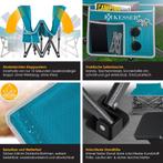 Veldbed - 1 Persoons - Kampeerbed - Stretcher - Blauw - KESS, Verzenden, Zo goed als nieuw