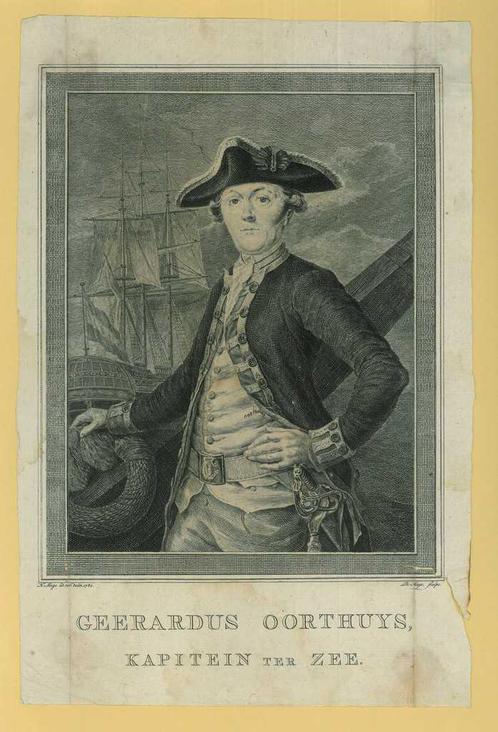Portrait of Gerardus Oorthuys, Antiek en Kunst, Kunst | Etsen en Gravures