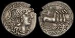 Romeinse Republiek. L. Antestius Gragulus, 136 BC. Denarius