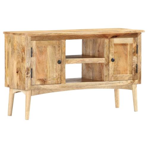 vidaXL Dressoir 100x35x60 cm massief mangohout, Huis en Inrichting, Kasten | Dressoirs, 25 tot 50 cm, Nieuw, 100 tot 150 cm, Overige houtsoorten