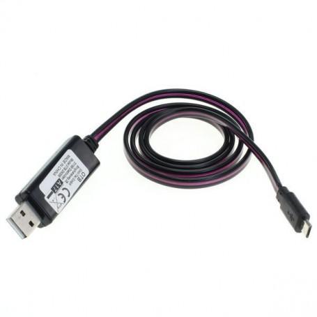 OTB data cable Micro-USB with animated running light Zwart, Telecommunicatie, Mobiele telefoons | Toebehoren en Onderdelen, Nieuw