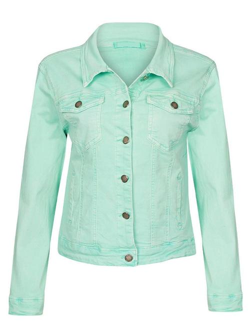 Jeans Jacket Mint, dames jack mint|groen, Kleding | Dames, Jassen | Winter, Verzenden