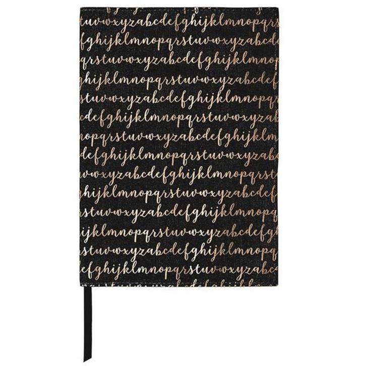 Boekomslag Alfabet gouden letters - Maat S - Voor boeken tot, Verzamelen, Boekenleggers, Nieuw, Ophalen of Verzenden