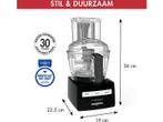 Magimix -  Compact Systeem 3200 Xl  - Zwart, Witgoed en Apparatuur, Keukenmixers, 2 tot 3 liter, Verzenden, Nieuw, 1 snelheid