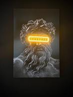 LEDMansion - Zeus Censored V.1. size 50x75cm Led Wall Art, Antiek en Kunst