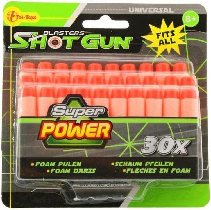 TOIT458305 - Foampijlen Foam StrikeX Toi-Toys: 30 stuks (325, Kinderen en Baby's, Speelgoed | Overig, Ophalen of Verzenden