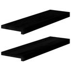 vidaXL Vensterbanken 2 st 70x20x2 cm massief eikenhout, Doe-het-zelf en Verbouw, Kozijnen en Schuifpuien, Verzenden, Nieuw