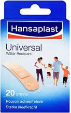 HANSAPLAST UNIVERSAL WATER RESISTANT PLEISTERS PAKJE 20 ST.., Verzenden, Nieuw