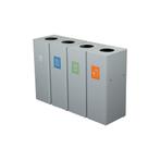 Ergofy afvalbak afvalscheiding prullenbak 60 ltr koppelbaar, Huis en Inrichting, Woonaccessoires | Prullenbakken, Verzenden, Nieuw