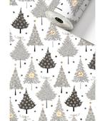 Stewo - Cadeaupapier 30 cm - 250 m - Natala - Kerstbomen, Nieuw