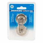Silverline Magnetische haken - 35 mm - set van 2 - draagk..., Doe-het-zelf en Verbouw, Gereedschap | Handgereedschap, Ophalen of Verzenden