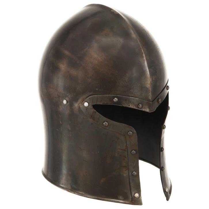 vidaXL Ridderhelm middeleeuws replica LARP staal, Verzamelen, Overige Verzamelen, Nieuw, Verzenden