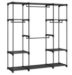 Open Kledingkast met 4 Hangvakken – Metalen Frame en Stoffen, Huis en Inrichting, Kasten | Overige, Verzenden, Nieuw