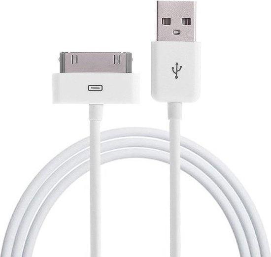 Zazitec® USB-A naar iPhone 30-pins Dock Kabel – 1 Meter |, Computers en Software, Pc- en Netwerkkabels, Nieuw, Ophalen of Verzenden